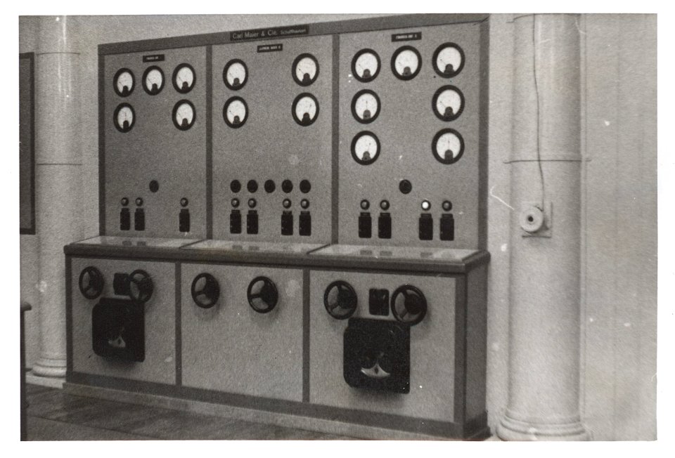 ETH-BIB-Zürich, ETH Zürich, Altes Physikgebäude, Südhof, Keller, Lademaschine für grosse Batterie und allgemeine Gleichstromversorgung-Ans 02388