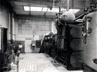 ETH-BIB-Zürich, ETH Zürich, altes Maschinenlaboratorium, Kesselhaus-Ans 01265
