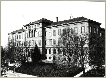 ETH-BIB-Zürich, ETH Zürich, Hauptgebäude (HG), Fassade Süd-Ans 03215