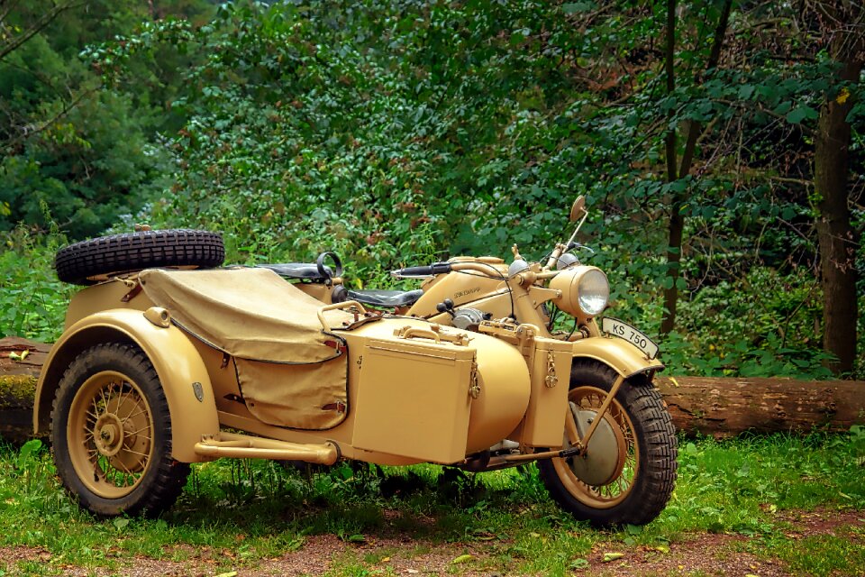 Motorcycle oldtimer drive