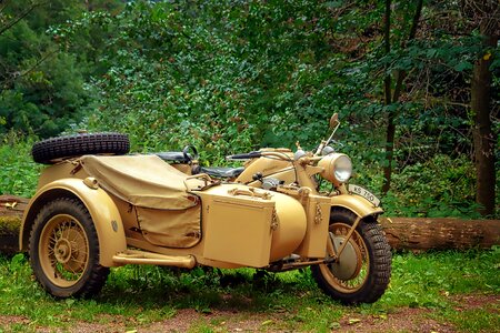 Motorcycle oldtimer drive