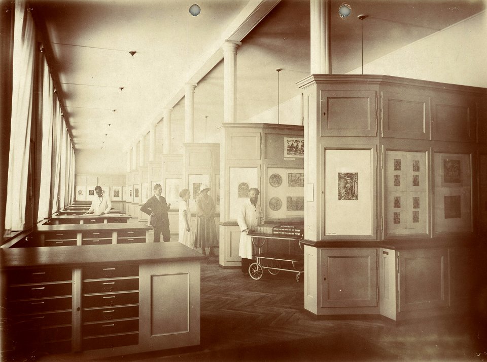 ETH-BIB-Zürich, ETH Zürich, Hauptgebäude (HG), Graphische Sammlung, Ausstellungssaal (zugleich Magazin)-Ans 00828