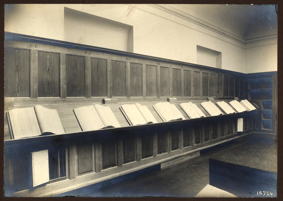 ETH-BIB-Zürich, ETH Zürich, Hauptgebäude (HG), Hauptbibliothek, Katalogsaal, Bandkataloge-Ans 00339