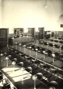 ETH-BIB-Zürich, ETH Zürich, Hauptgebäude (HG), Hauptbibliothek, Lesesaal-Ans 01148