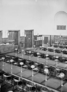 ETH-BIB-Zürich, ETH Zürich, Hauptgebäude (HG), Hauptbibliothek, Lesesaal-Dia 189-008