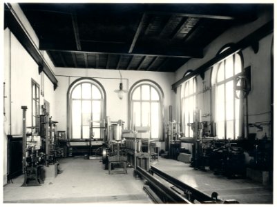 ETH-BIB-Zürich, ETH Zürich, Eidgenössische Materialprüfungs- und Forschungsanstalt (EMPA), Grosser Maschinensaal-Ans 04834