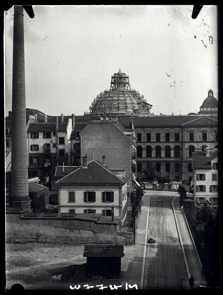 ETH-BIB-Zürich, ETH Zürich, Hochschulviertel, Ansicht von Norden-Ans 00732