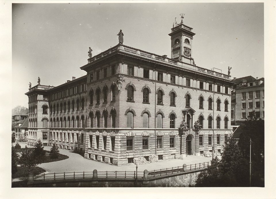 ETH-BIB-Zürich, ETH Zürich, Altes Physikgebäude-Ans 00166