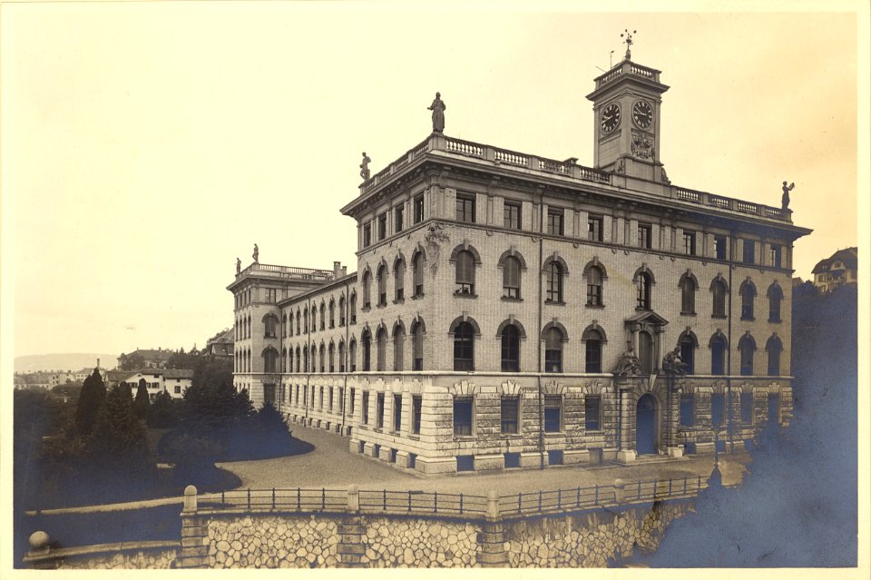 ETH-BIB-Zürich, ETH Zürich, Altes Physikgebäude-Ans 01197