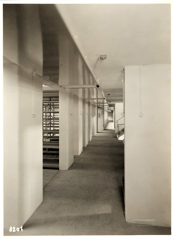 ETH-BIB-Zürich, ETH Zürich, Hauptgebäude (HG), Hauptbibliothek, Magazin, Förderband-Ans 01172