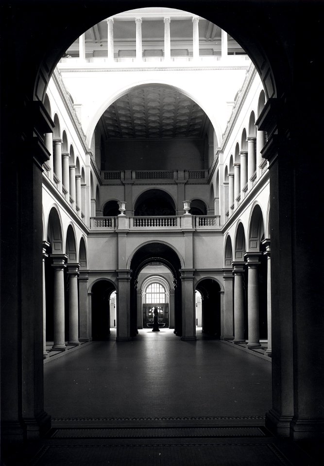 ETH-BIB-Zürich, ETH Zürich, Hauptgebäude (HG), Haupthalle-Ans 00033