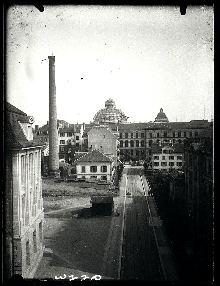 ETH-BIB-Zürich, ETH Zürich, Hochschulviertel, Ansicht von Norden-Ans 00733