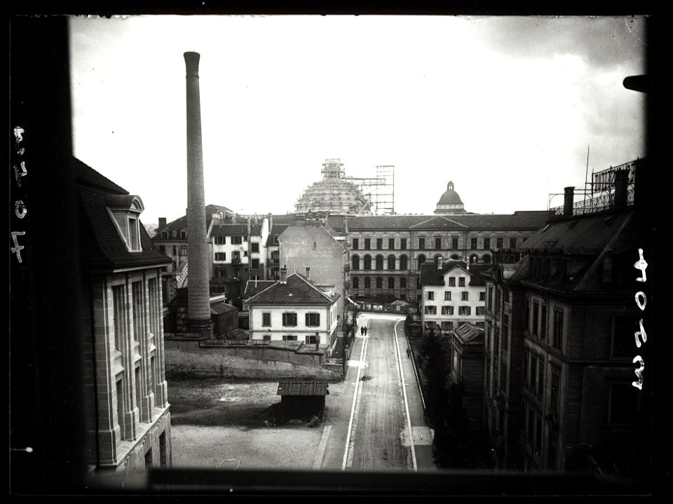 ETH-BIB-Zürich, ETH Zürich, Hochschulviertel, Ansicht von Norden-Ans 00736