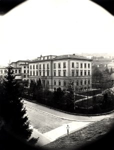 ETH-BIB-Zürich, ETH Zürich, Land- und Forstwirtschaftliches Institut, LF-Gebäude, Fassade Süd-West-Ans 00375