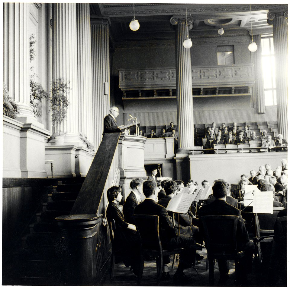 ETH-BIB-Zürich, ETH Zürich, Hauptgebäude (HG), Auditorium Maximum-Ans 03615