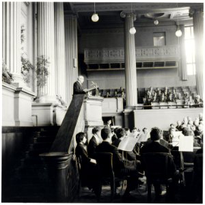 ETH-BIB-Zürich, ETH Zürich, Hauptgebäude (HG), Auditorium Maximum-Ans 03615