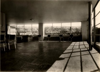 ETH-BIB-Zürich, ETH Zürich, Maschinenlaboratorium (ML), Raum auf Dachterrasse-Ans 02984