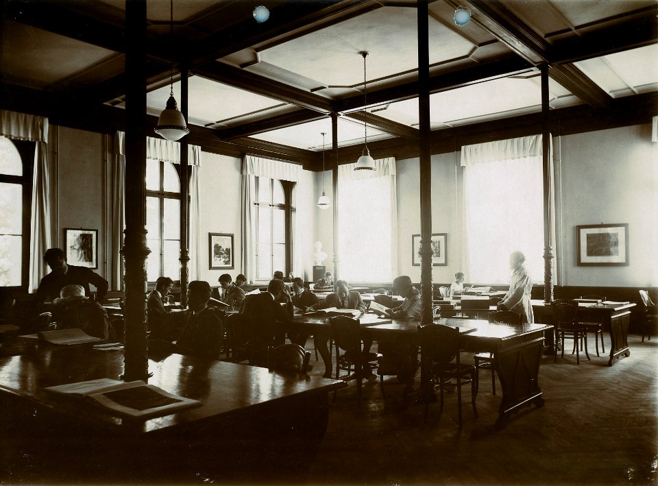ETH-BIB-Zürich, ETH Zürich, Hauptgebäude (HG), Graphische Sammlung, Studiensaal-Ans 03597