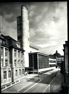 ETH-BIB-Zürich, ETH Zürich, Maschinenlaboratorium (ML), Fernheizkraftwerk (FHK) und Textilmaschinenlaboratorium-Ans 01412