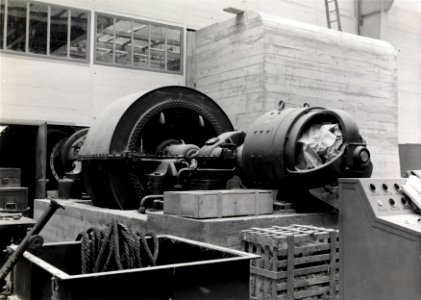 ETH-BIB-Zürich, ETH Zürich, Maschinenlaboratorium (ML), Maschinenhalle, Gebläse des Überschallkanals-Ans 06435-09