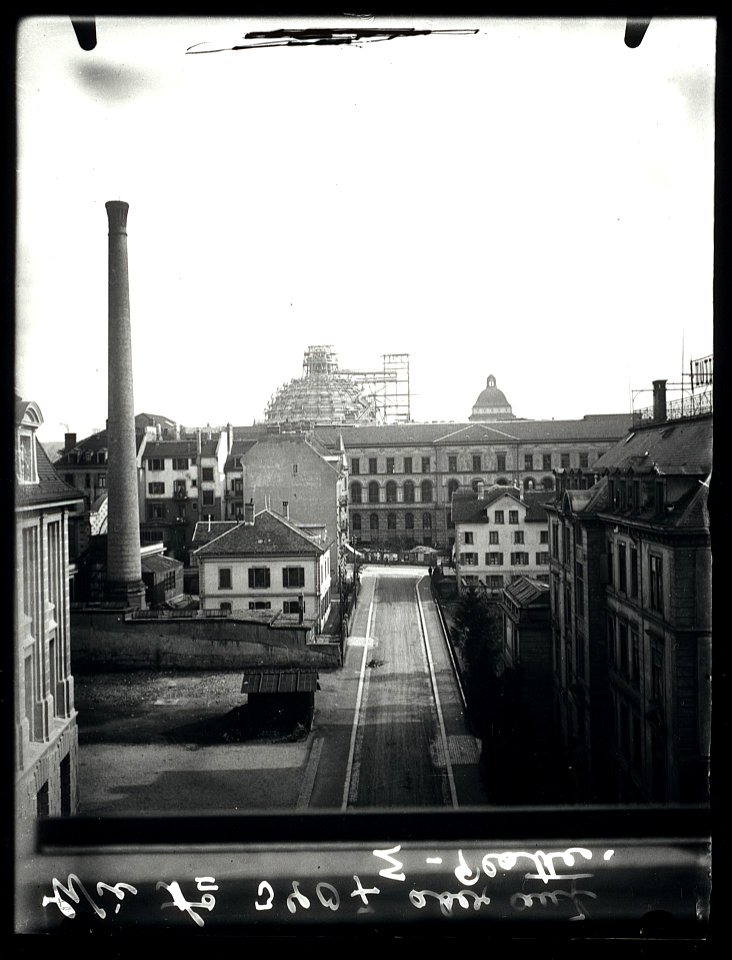 ETH-BIB-Zürich, ETH Zürich, Hochschulviertel, Ansicht von Norden-Ans 00734