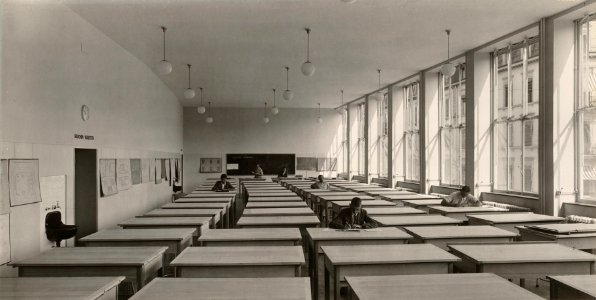 ETH-BIB-Zürich, ETH Zürich, Maschinenlaboratorium (ML), Zeichensaal-Ans 01383