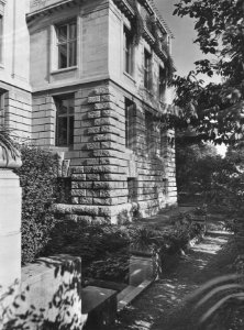 ETH-BIB-Zürich, ETH Zürich, Land- und Forstwirtschaftliches Institut, Westbau (LFW), Hauptfassade (West), südlicher Seitenflügel-Ans 00251-B