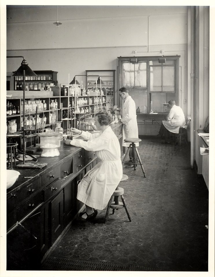ETH-BIB-Zürich, ETH Zürich, Naturwissenschaftliches Gebäude, Ostbau, Labor-Ans 00562