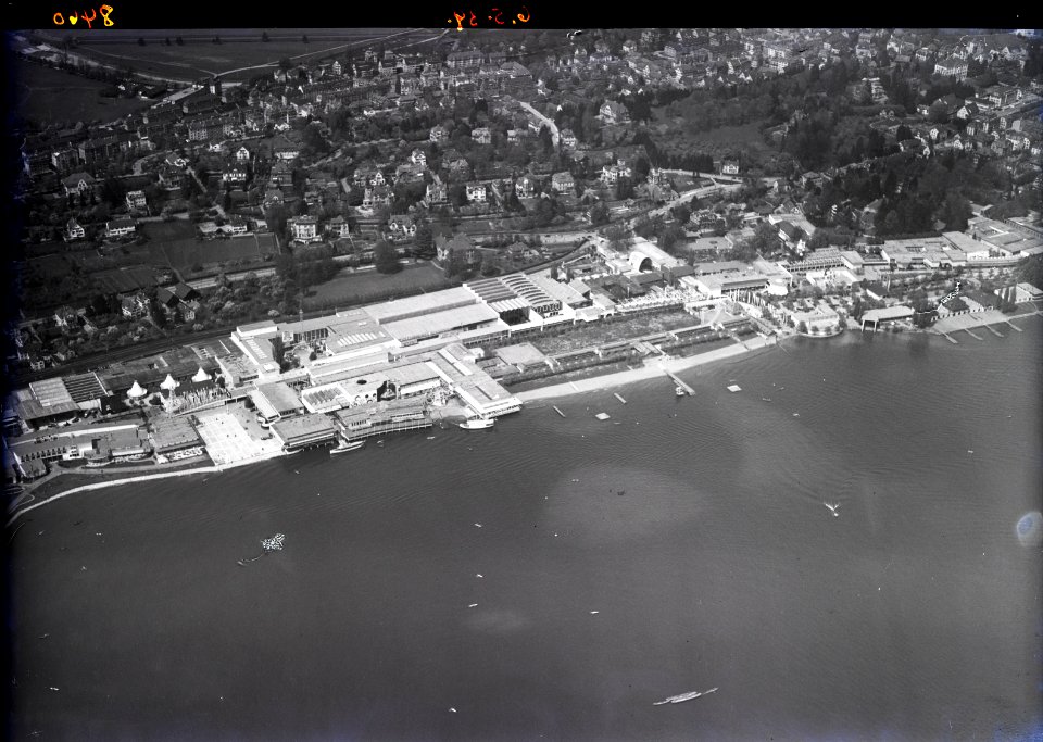 ETH-BIB-Zürich, Landi Landesausstellung 1939, Wollishofen-Inlandflüge-LBS MH01-008460