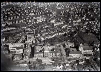 ETH-BIB-Zürich, ETH Zürich, Universität, Universitätsspital-Inlandflüge-LBS MH01-008096