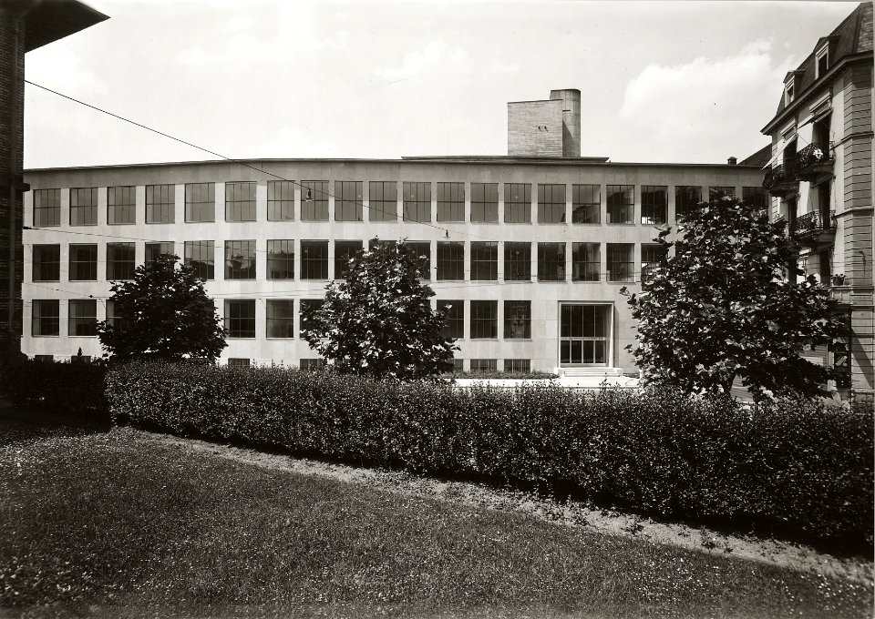 ETH-BIB-Zürich, ETH Zürich, Maschinenlaboratorium (ML), Fassade Ost-Ans 02972