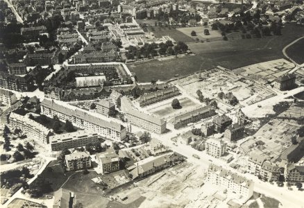ETH-BIB-Zürich, Schaffhauserstrasse, Guggachstrasse, Milchbuckstrasse-Inlandflüge-LBS MH03-1825