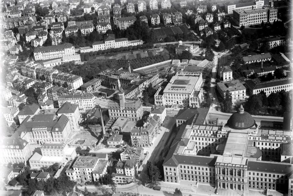 ETH-BIB-Zürich, Hochschulquartier v. S.-Inlandflüge-LBS MH01-006295