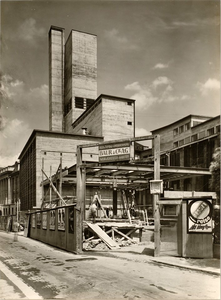 ETH-BIB-Zürich, ETH Zürich, Maschinenlaboratorium (ML), Textilmaschinenlaboratorium, Baustelle-Ans 01390