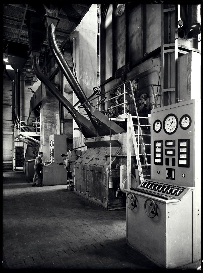 ETH-BIB-Zürich, ETH Zürich, Maschinenlaboratorium (ML). Fernheizkraftwerk (FHK), Kesselhaus-Ans 02979