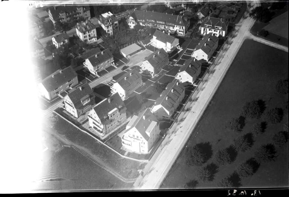 ETH-BIB-Zürich, Milchbuck, Kolonie, Langensteinerstrasse-Inlandflüge-LBS MH01-008428