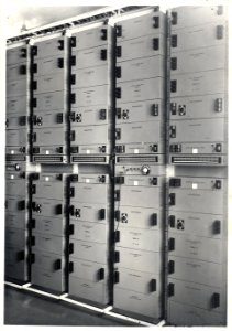 ETH-BIB-Zürich, ETH Zürich, Verstärkeramt Zürich, Endausrüstung der Trägerfrequenzanlage, Teilansicht-Ans 05014-002