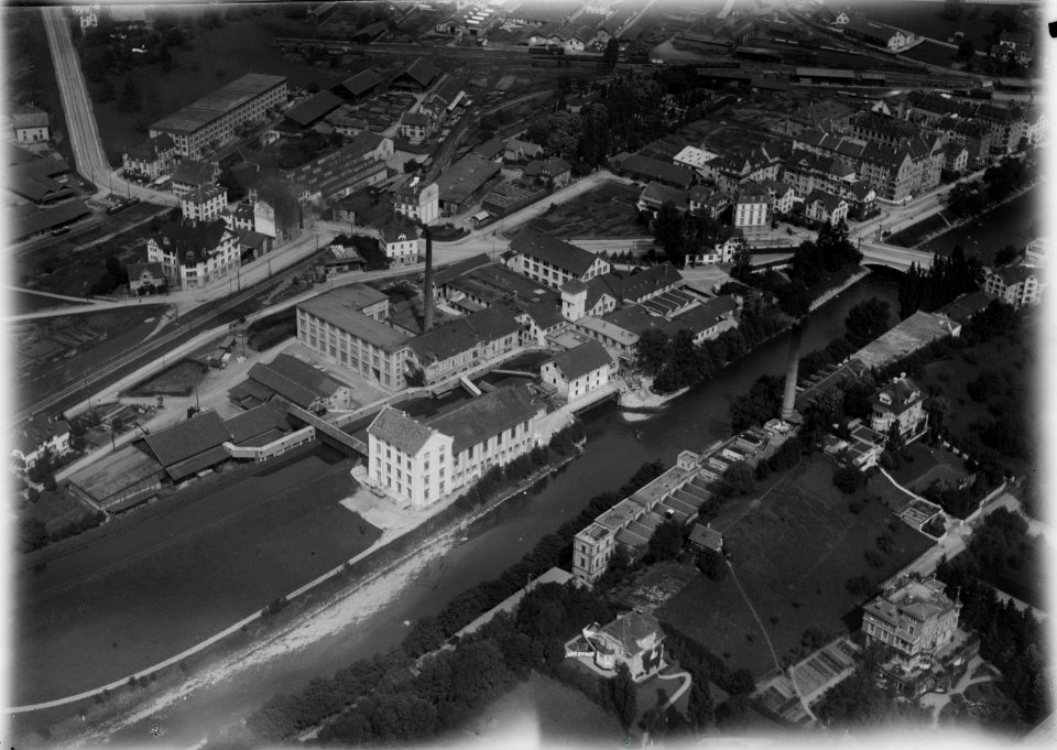 ETH-BIB-Zürich, Papierfabrik an der Sihl-Inlandflüge-LBS MH03-1094
