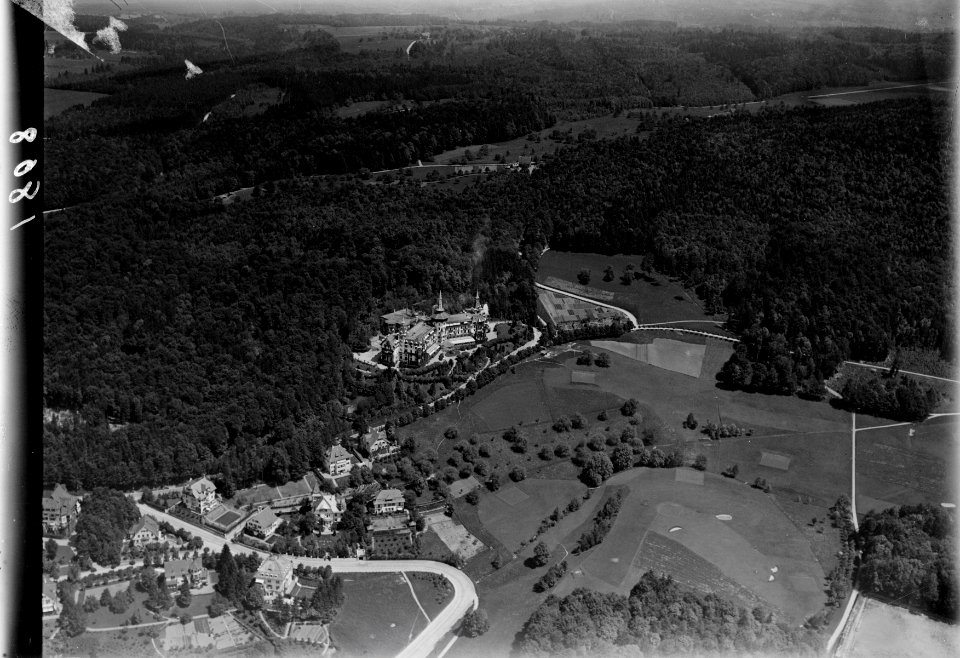 ETH-BIB-Zürich, Grand Hotel Dolder aus 800 m-Inlandflüge-LBS MH01-001808