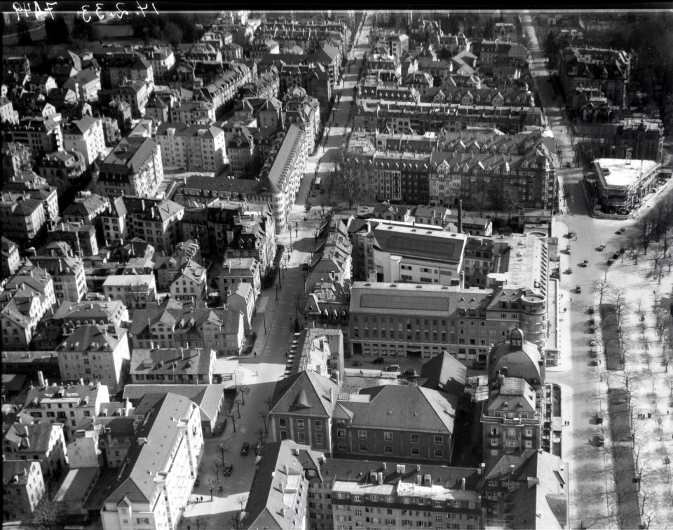 ETH-BIB-Zürich, Utoquai, Bellevue, Hotel Eden-Inlandflüge-LBS MH01-007149
