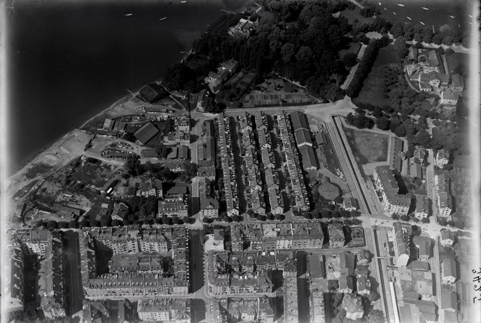 ETH-BIB-Zürich, Zürichhorn aus 200 m-Inlandflüge-LBS MH01-003425