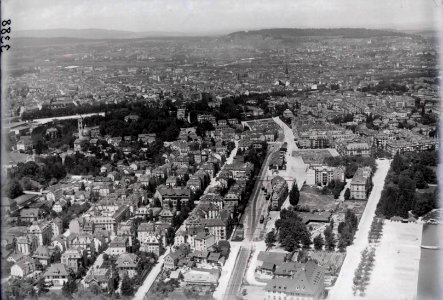 ETH-BIB-Zürich-Enge, Bahnhof-Enge-Inlandflüge-LBS MH01-003388