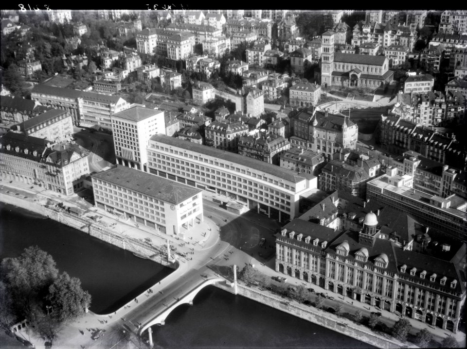 ETH-BIB-Zürich, Stampfenbach, Finanzdirektion, Steueramt, Kaspar Escher Haus-Inlandflüge-LBS MH01-008218