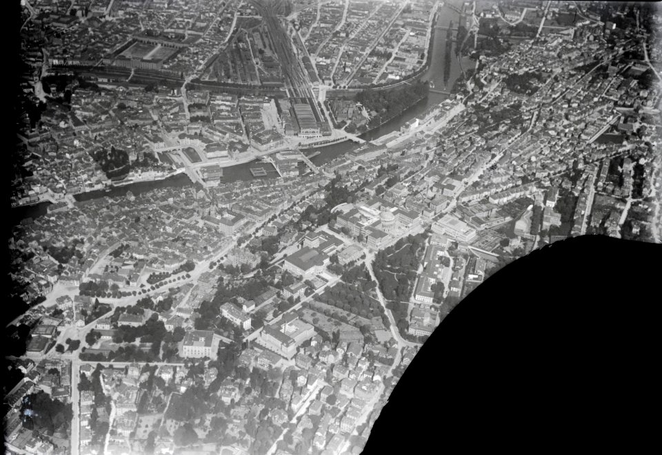 ETH-BIB-Zürich, Universität, ETH Zürich, Hauptbahnhof-Inlandflüge-LBS MH01-000596
