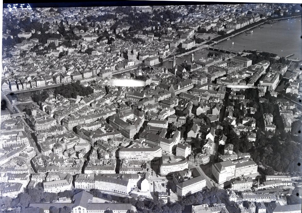 ETH-BIB-Zürich-City, Sihlportequartier-Inlandflüge-LBS MH01-006778