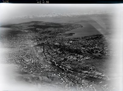 ETH-BIB-Zürich, Übersicht, Industriequartier, Glarneralpen-Inlandflüge-LBS MH01-008121