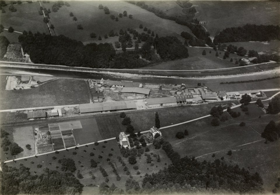 ETH-BIB-Zürich-Leimbach, Werkplatz der Firma Locher, Allmendstrasse-Inlandflüge-LBS MH03-1434