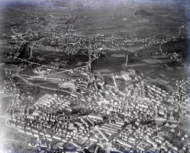 ETH-BIB-Zürich-Unterstrass, Milchbuck, Oerlikon, Seebach v. S. aus 1800 m-Inlandflüge-LBS MH01-006006
