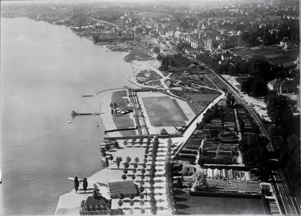 ETH-BIB-Zürich-Wollishofen, Strandbad-Mythenquai-Inlandflüge-LBS MH01-004607