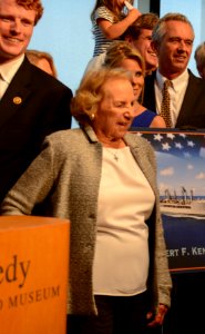 Ethel Kennedy at the ship name unveiling. (29540205430)